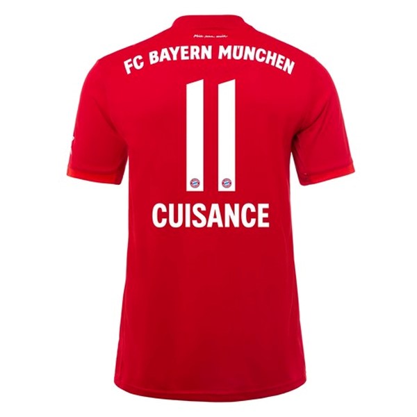 Trikot Bayern München NO.11 Cuisance Heim 2019-20 Rote Fussballtrikots Günstig